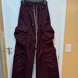 MNML Rave Double Cargo Pants - Plum